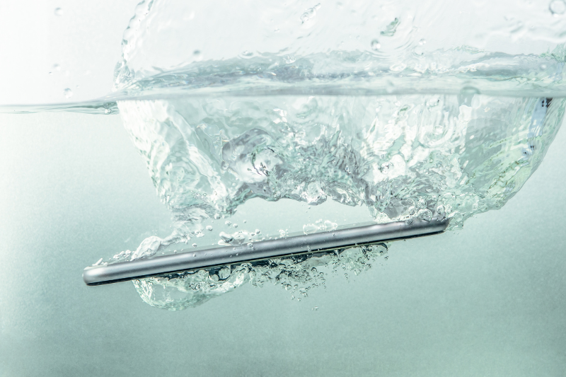 Smartphone Falls Into The Water