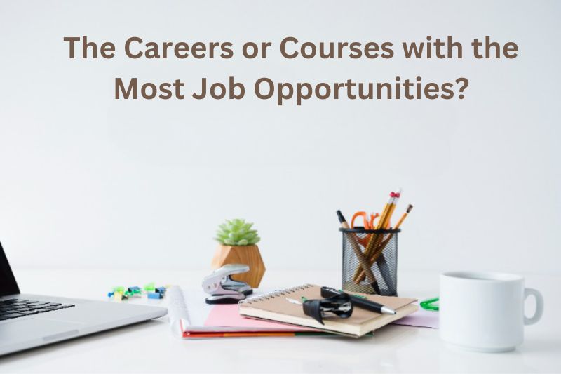 The Careers or Courses With The Most Job Opportunities